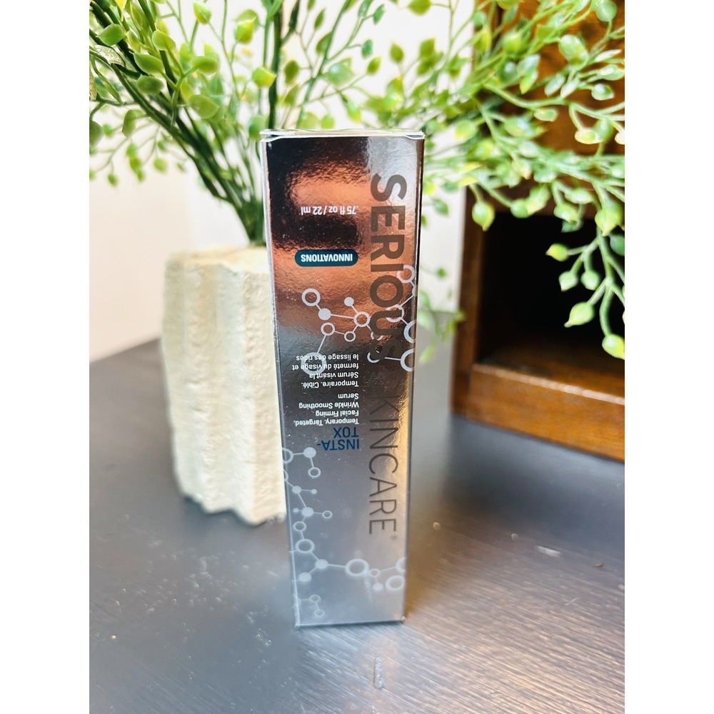 Serious Skincare Insta-TOX Instant Wrinkle Smoothing Serum-Tightens Skin -0.75oz
